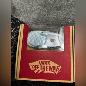 Baby crib blue vans